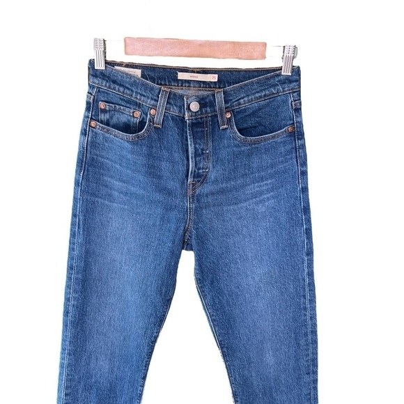 Levi's Women's Straight Leg Jeans - Blue - Picture 7 of 10